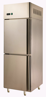 광고 방송, Freezer≤18℃를 위한 2개의 문 스테인리스 강직한 냉장고