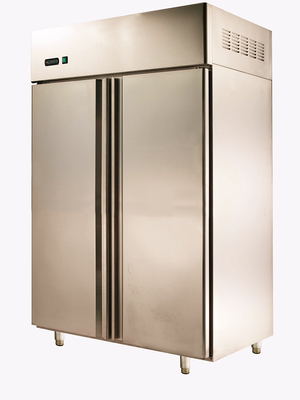 900L 슈퍼마켓, 1215x800x1930를 위한 아시아 양쪽으로 여닫는 문 상업적인 강직한 냉장고