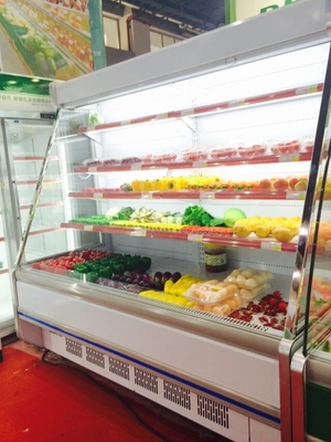 강직한 열려있는 냉각장치 슈퍼마켓 진열장 낙농장 전시 다 갑판 열려있는 냉각기