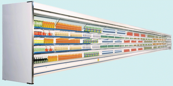 슈퍼마켓 광고 방송을 위한 Multideck 열려있는 냉각장치/냉장고 진열장