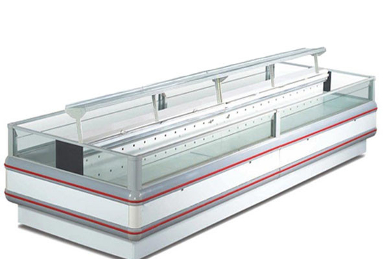 저축 에너지 1200L 상업적인 전시 냉장고, 슈퍼마켓 섬 냉장고 -18°C 1200W